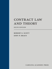 Cover image: Contract Law and Theory 6th edition 9781531015213
