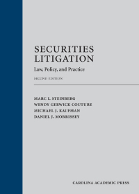 Cover image: Securities Litigation: Law, Policy, and Practice 2nd edition 9781531015473