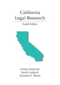 Cover image: California Legal Research 4th edition 9781531015619