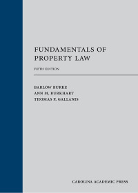 Cover image: Fundamentals of Property Law 5th edition 9781531016586