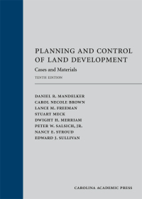 صورة الغلاف: Planning and Control of Land Development: Cases and Materials 10th edition 9781531017446