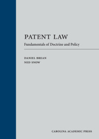 صورة الغلاف: Patent Law: Fundamentals of Doctrine and Policy 1st edition 9781531017897