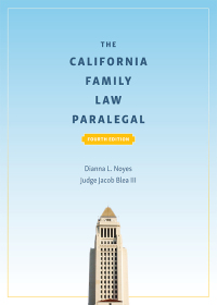 Cover image: The California Family Law Paralegal 4th edition 9781531018191