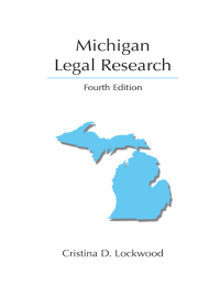 Cover image: Michigan Legal Research 4th edition 9781531018542