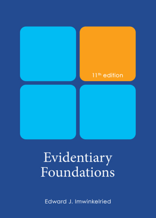 Imagen de portada: Evidentiary Foundations 11th edition 9781531019440