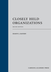 Cover image: Closely Held Organizations 2nd edition 9781531019617