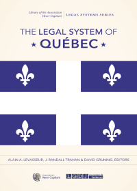 Cover image: The Legal System of Québec 1st edition 9781531020279