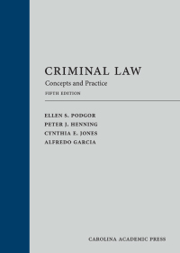 Cover image: Criminal Law: Concepts and Practice 5th edition 9781531020293