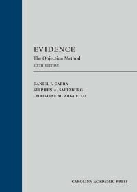 Cover image: Evidence: The Objection Method 6th edition 9781531021085