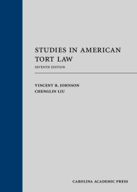 Cover image: Studies in American Tort Law 7th edition 9781531021269