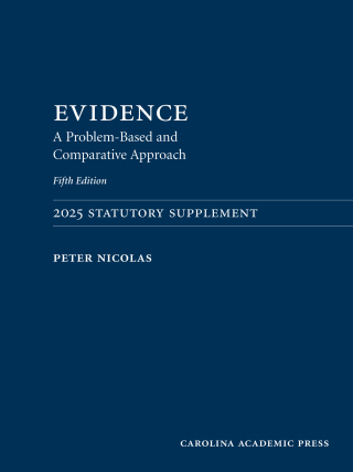 Cover image: Evidence: 2025 Statutory Supplement 5th edition 9781531021405
