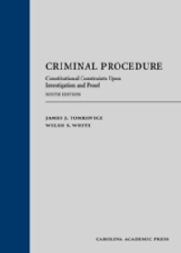 Cover image: Criminal Procedure: Constitutional Constraints Upon Investigation and Proof 9th edition 9781531021429