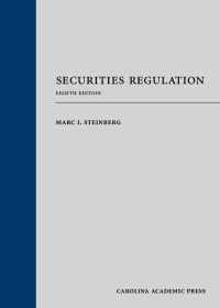 Cover image: Securities Regulation 8th edition 9781531022693
