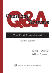 Imagen de portada: Questions & Answers: The First Amendment 4th edition 9781531022884