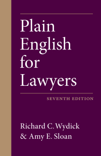 Imagen de portada: Plain English for Lawyers 7th edition 9781531023492