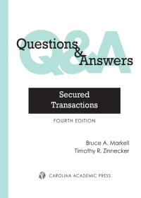 表紙画像: Questions & Answers: Secured Transactions 4th edition 9781531023676