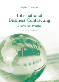 Imagen de portada: International Business Contracting: Theory and Practice 2nd edition 9781531024390
