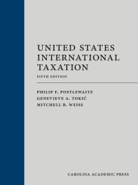 Imagen de portada: United States International Taxation 5th edition 9781531024734