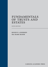 Imagen de portada: Fundamentals of Trusts and Estates 6th edition 9781531024840