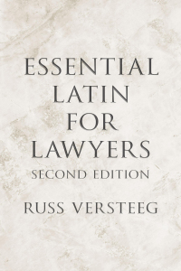 Imagen de portada: Essential Latin for Lawyers 2nd edition 9781531024925