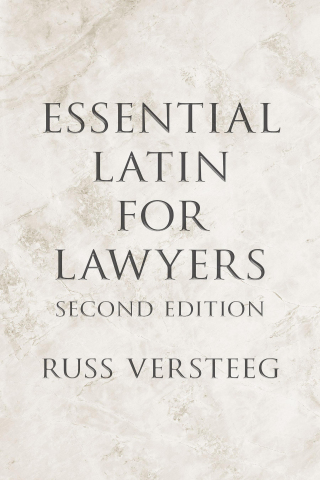 表紙画像: Essential Latin for Lawyers 2nd edition 9781531024925