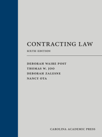 Imagen de portada: Contracting Law 6th edition 9781531025199