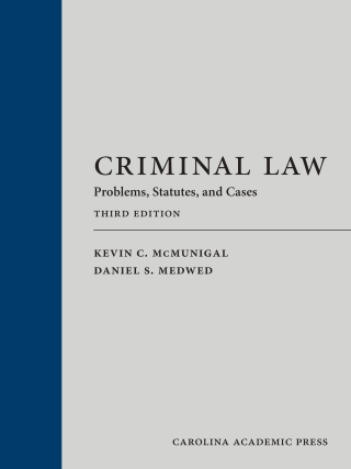Cover image: Criminal Law: Problems, Statutes, and Cases 3rd edition 9781531025588