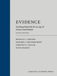 Imagen de portada: Evidence: Teaching Materials for an Age of Science and Statutes (with Federal Rules of Evidence Appendix) 9th edition 9781531025847