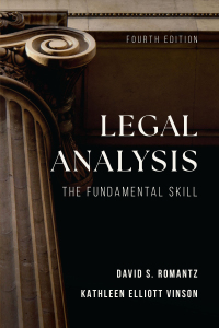Legal Analysis: The Fundamental Skill 4th edition | 9781531027780