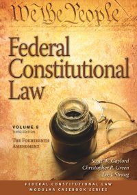 Imagen de portada: Federal Constitutional Law, Volume 5: The Fourteenth Amendment 3rd edition 9781531028442