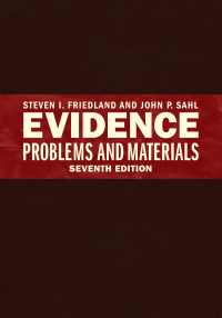 Cover image: Evidence Problems and Materials, Seventh Edition 7th edition 9781531029418