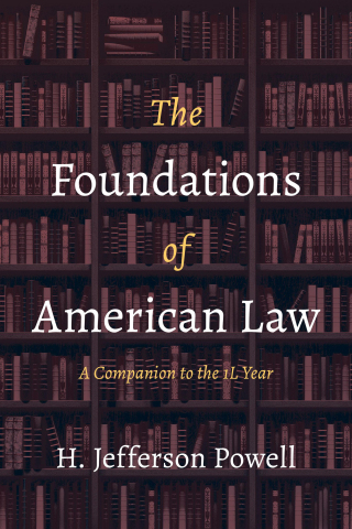 صورة الغلاف: The Foundations of American Law: A Companion to the 1L Year 1st edition 9781531029517