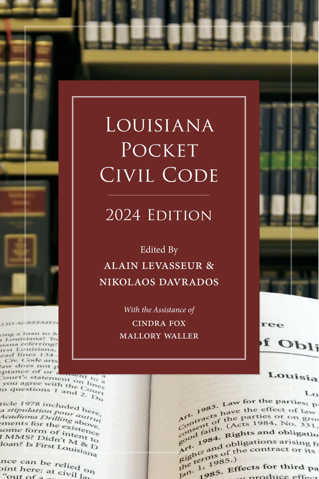 Louisiana Pocket Civil Code, 2024 Edition 1st Edition