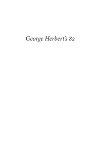 Cover image: George Herbert’s 82 9781532606106