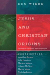 Cover image: Jesus and Christian Origins 9781532614835