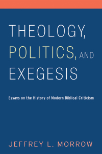 Cover image: Theology, Politics, and Exegesis 9781532614927