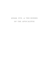 صورة الغلاف: Adam, Eve, and the Riders of the Apocalypse 9781532638879