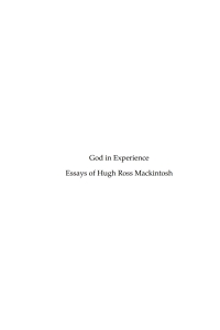 Cover image: God in Experience 9781532641466