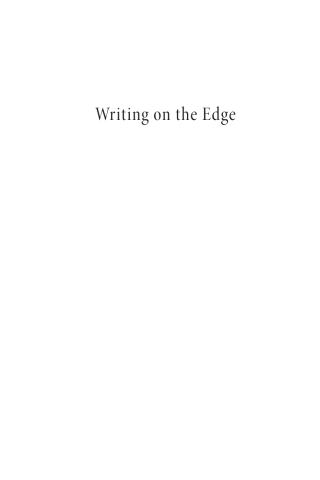 Imagen de portada: Writing on the Edge 9781532647321