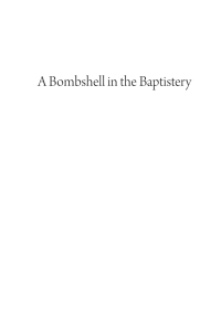 Titelbild: A Bombshell in the Baptistery 9781532653087