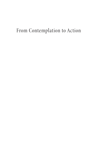 Cover image: From Contemplation to Action 9781532653780