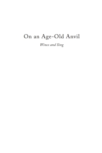 Imagen de portada: On an Age-Old Anvil 9781532656989