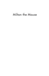 Imagen de portada: Milton the Mouse 9781532672033