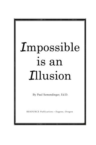 Imagen de portada: Impossible is an Illusion 9781532672187