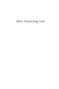 Cover image: Idiot, Sojourning Soul 9781532674822
