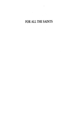Imagen de portada: For All the Saints 9781532674952