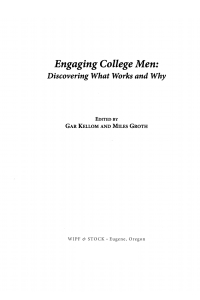 صورة الغلاف: Engaging College Men 9781532675300
