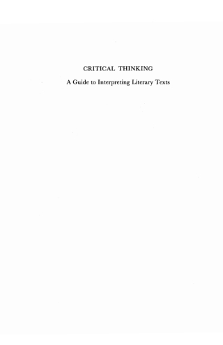 Imagen de portada: Critical Thinking 9781532677229
