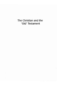 Cover image: The Christian and the Old Testament 9781532677984