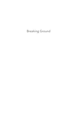 Imagen de portada: Breaking Ground 9781532678776
